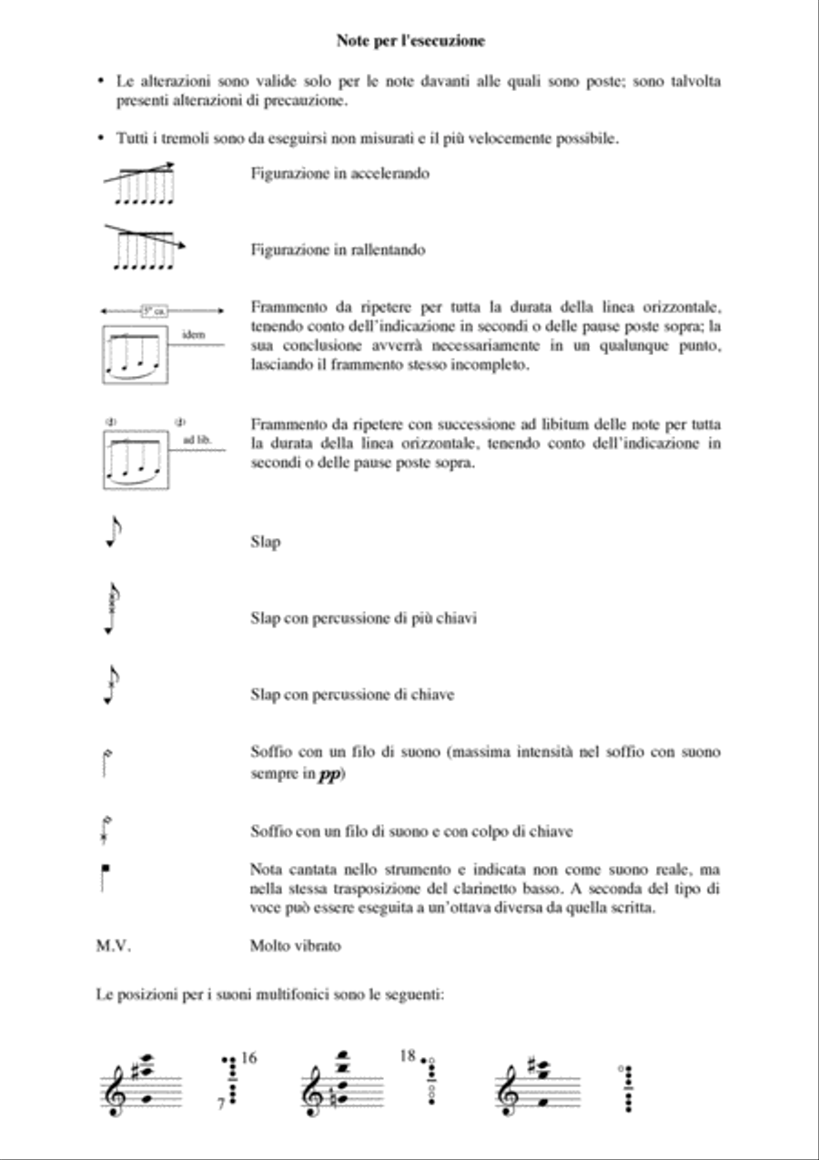 Sonia Bo: SANS MAÎTRE (ES 1018) Bass Clarinet scores gallery preview page 3