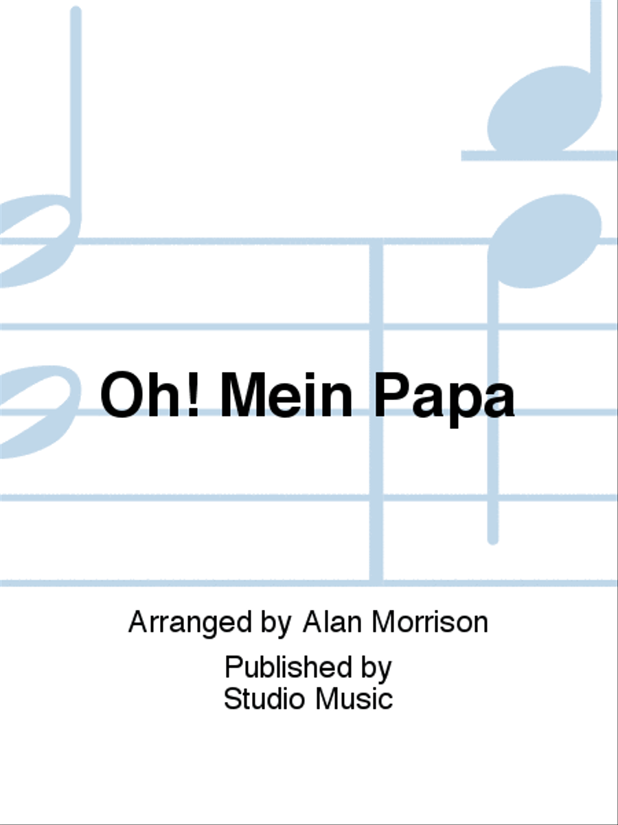 Oh! Mein Papa Brass Band scores gallery preview page 1
