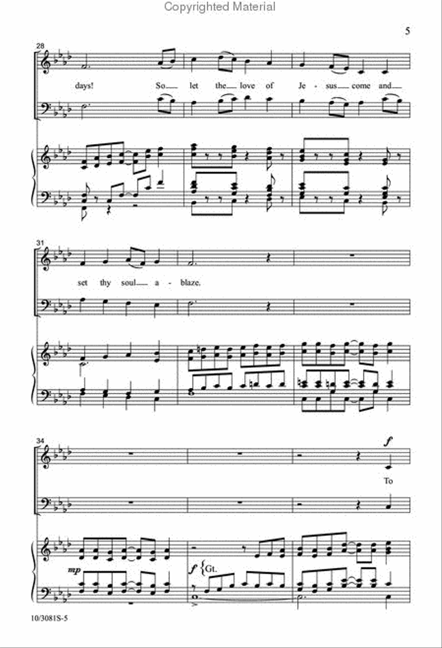 Awake, Awake to Love and Work 2-Part scores gallery preview page 5