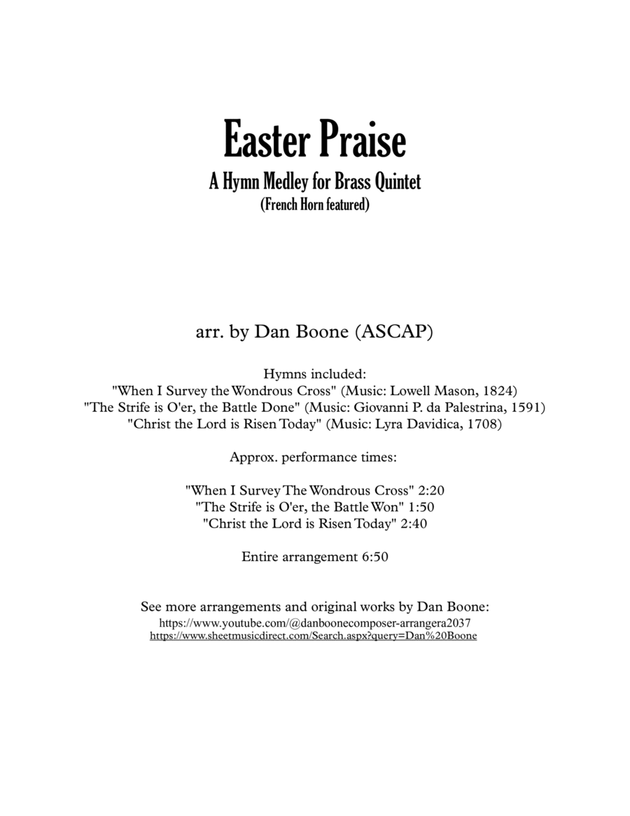 Easter Praise image number null