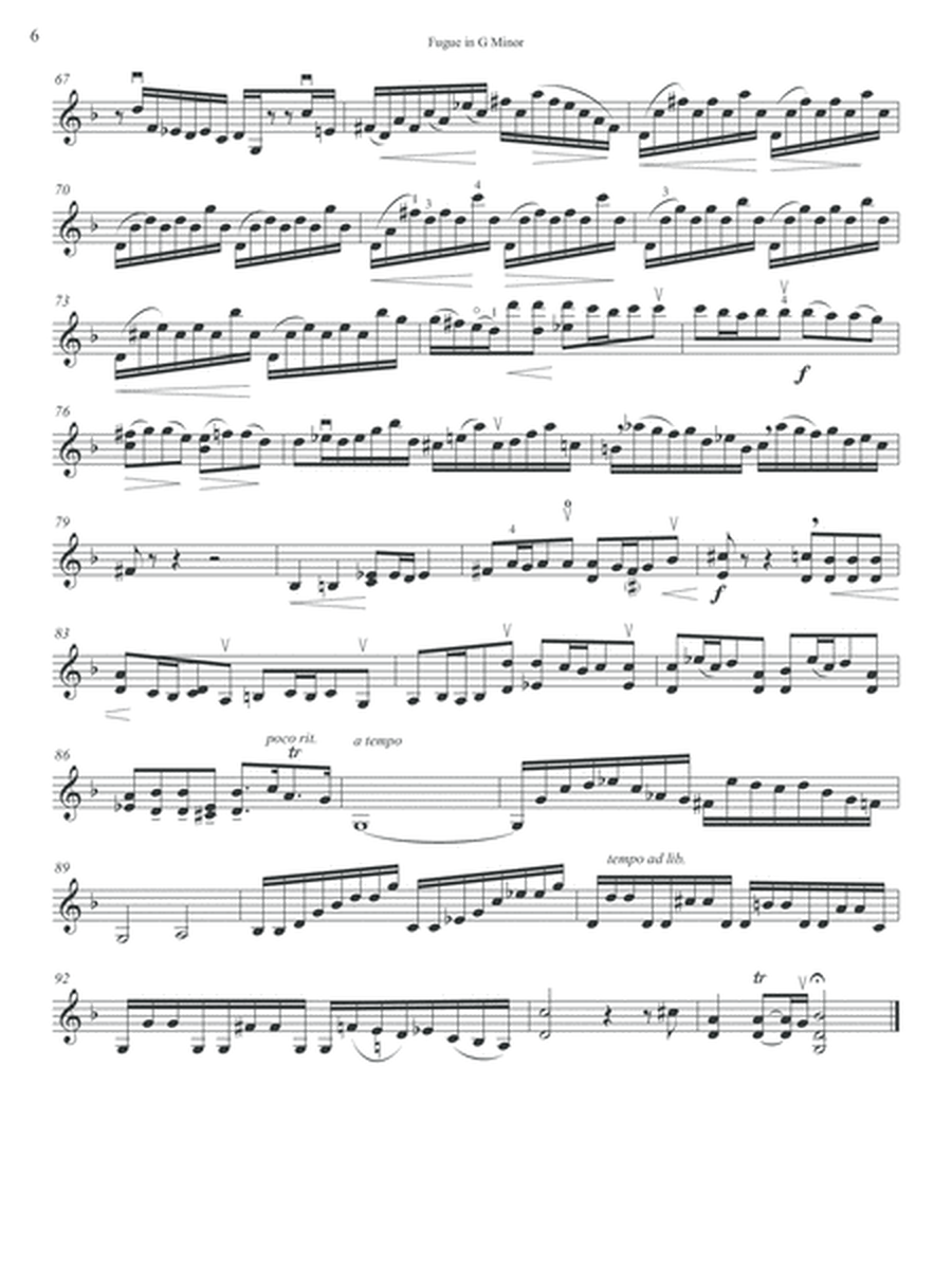 Bachfor2 Volume 1, Three Fugues, Violin 2, marked version