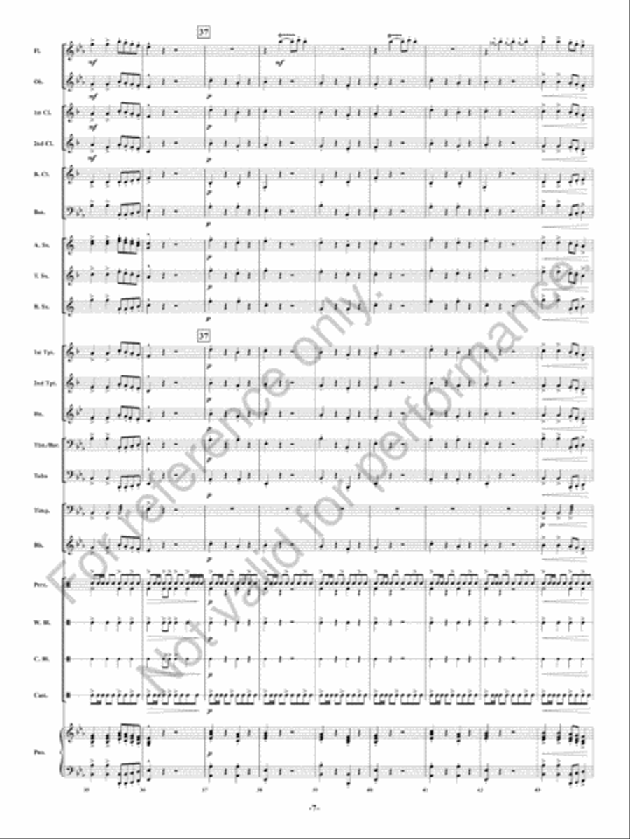 Pajaritos Concert Band scores gallery preview page 8