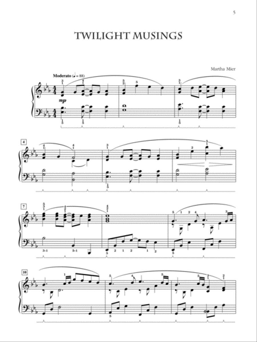 Romantic Impressions, Book 4 Piano Solo scores gallery preview page 2