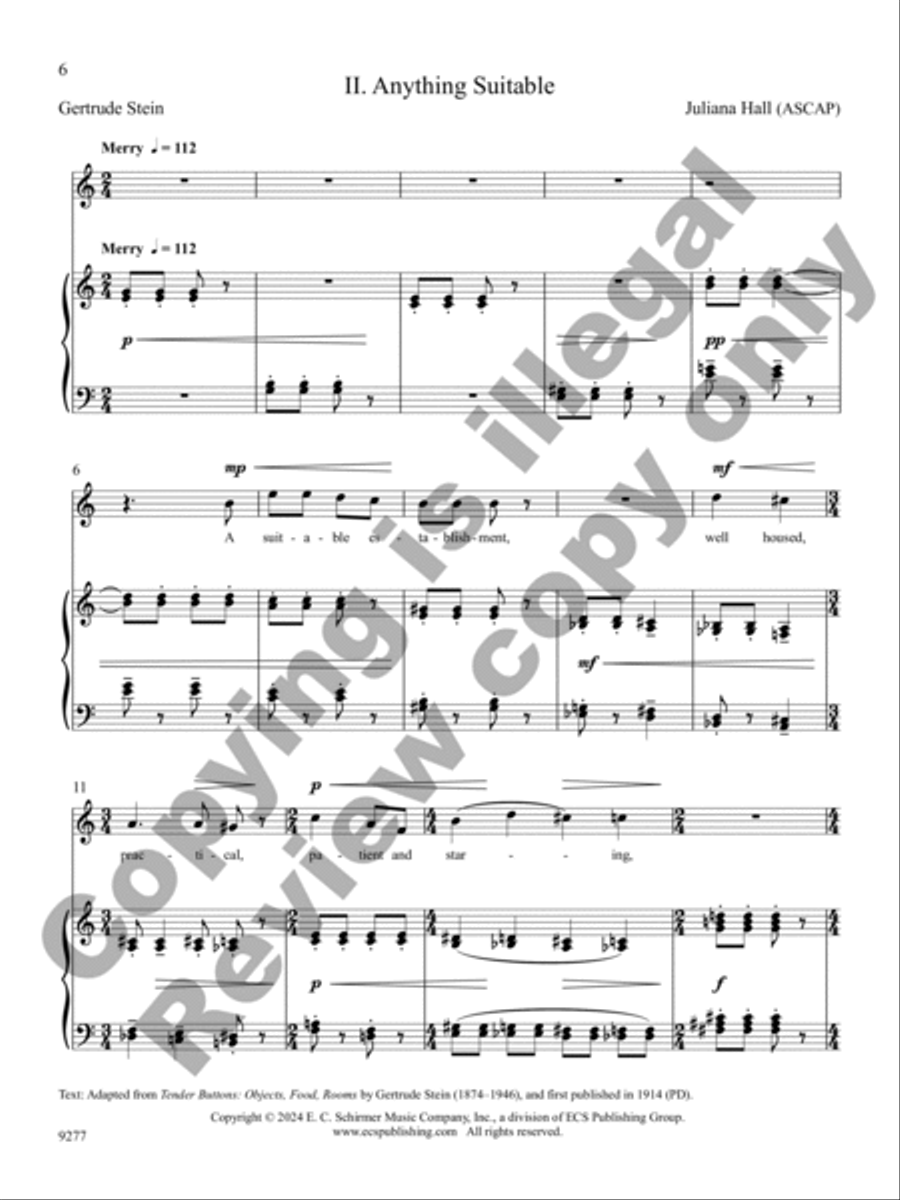 Nine Steins Soprano Voice scores gallery preview page 5