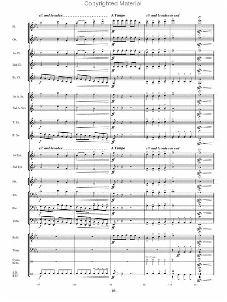 A Christmas Collage A Christmas Collage Concert Band scores gallery preview page 15