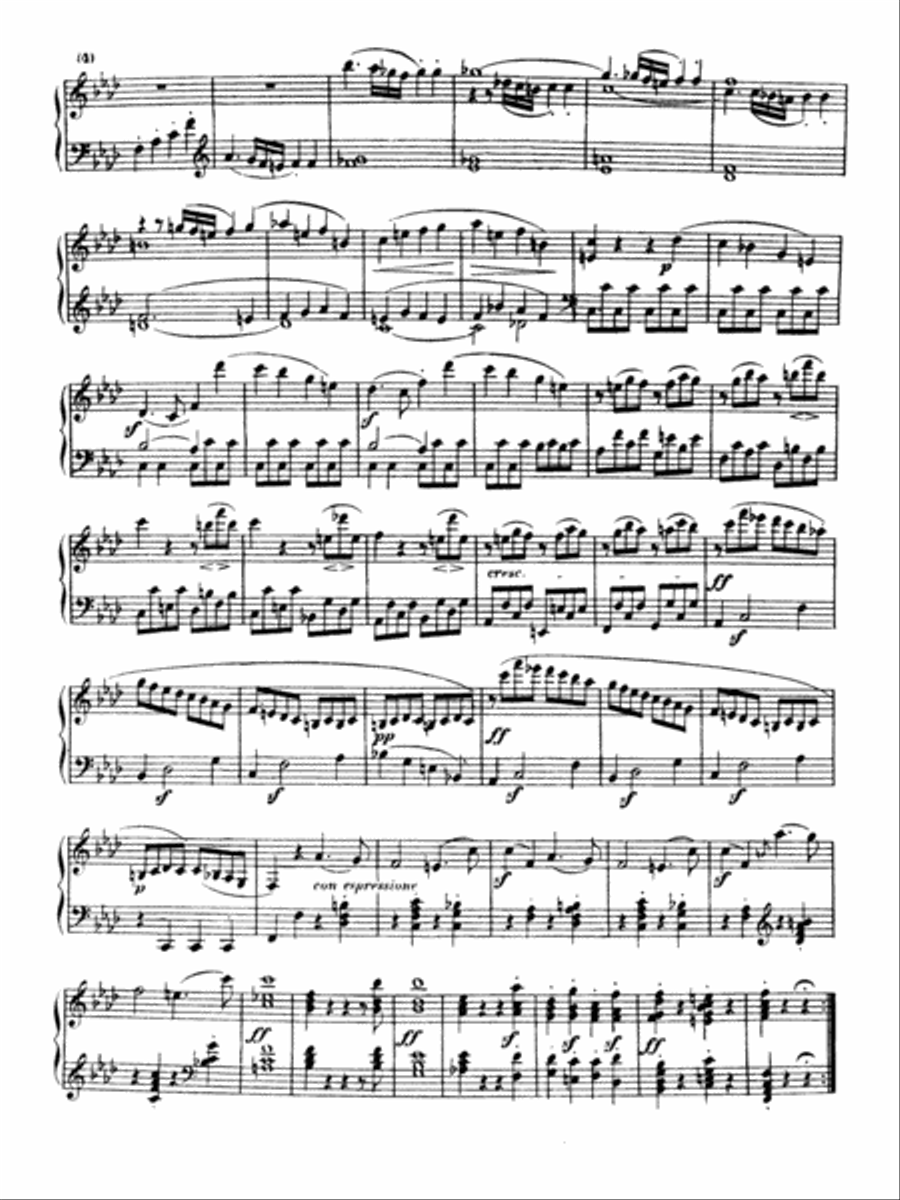 Beethoven: Sonatas (Urtext) - Sonata No. 1, Op. 2 No. 1 in F minor Piano Solo scores gallery preview page 4