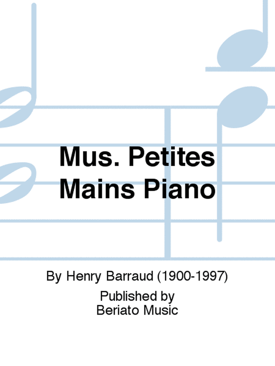Mus. Petites Mains Piano