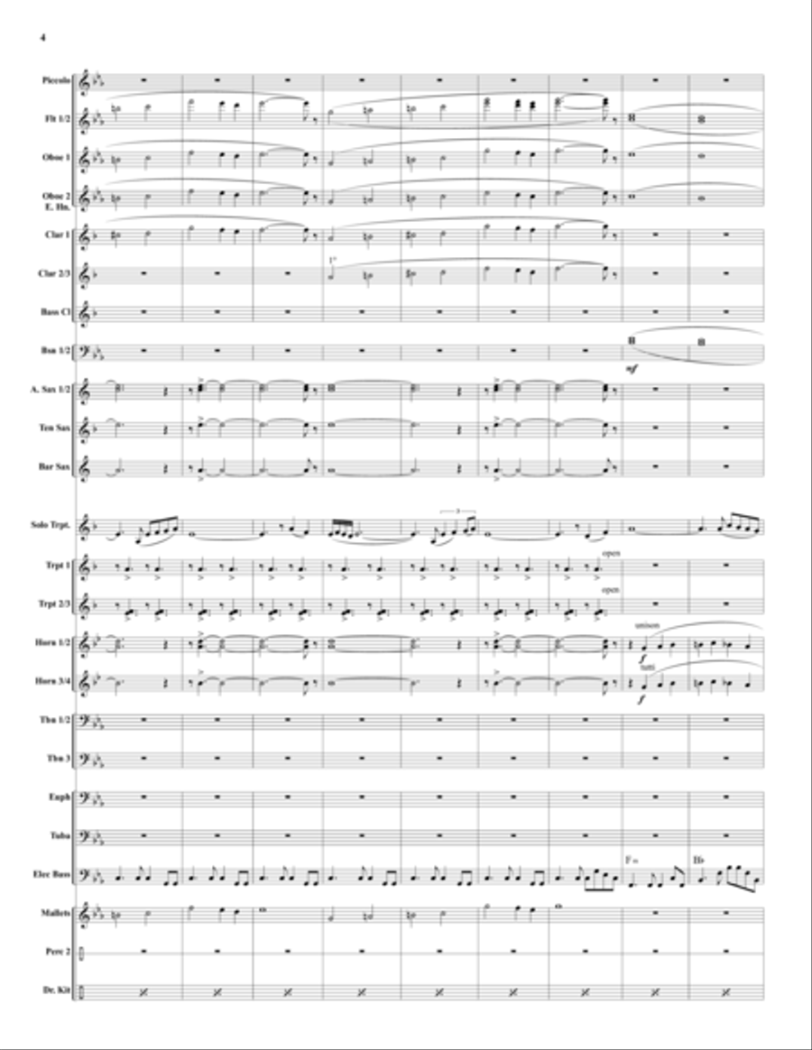 Tribute to Doc Soprano Saxophone scores gallery preview page 5