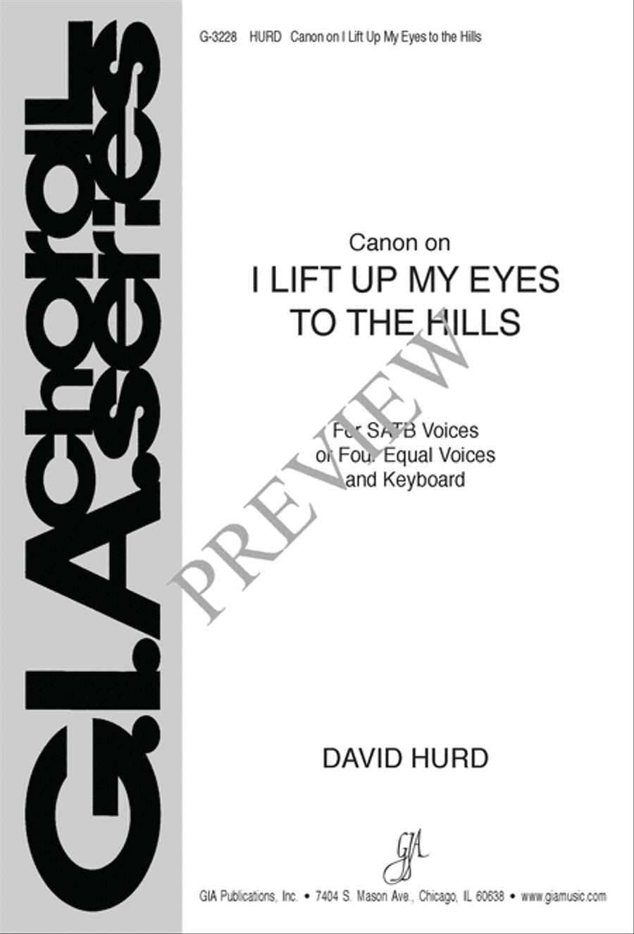 Canon on I Lift Up My Eyes to the Hills 4-Part scores gallery preview page 2
