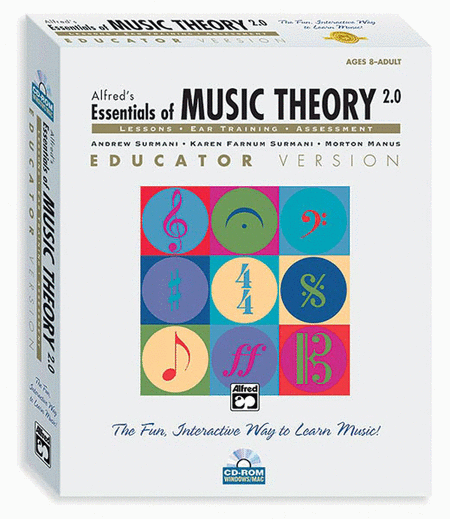 Essentials Of Music Theory Software - Cd-Rom Volume 1 Educator Version