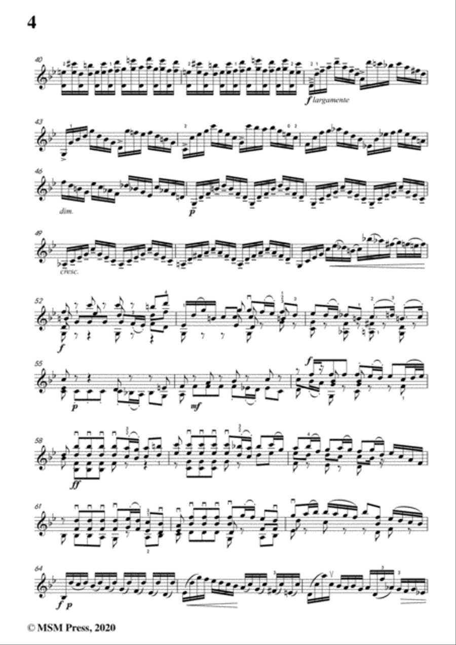 Bach,J.S.-Violin Sonata No.1,in g minor,BWV 1001,for Violin Violin Solo scores gallery preview page 6