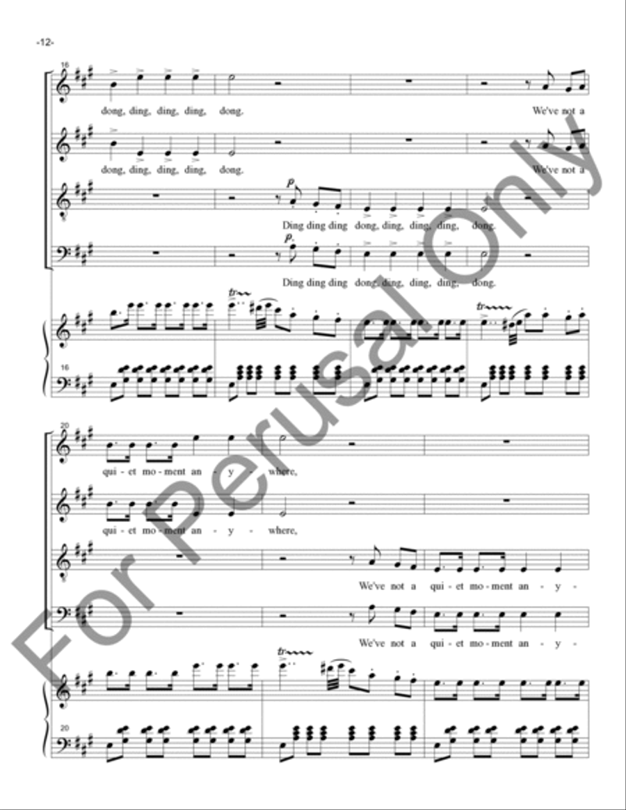 Opera Choruses, Set 1 Opera Choruses, Set 1 4-Part scores gallery preview page 13