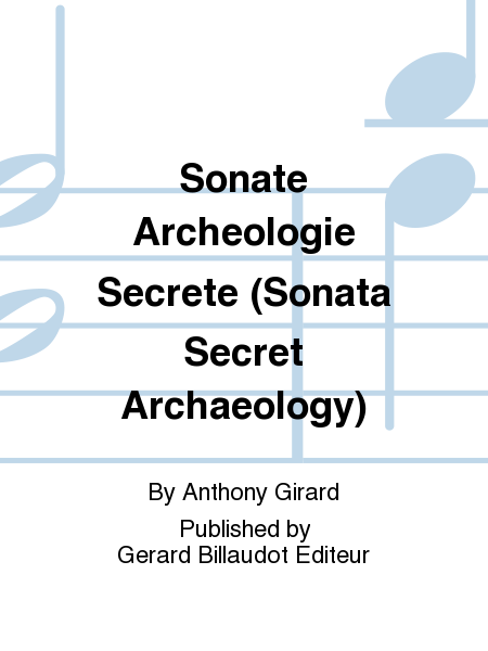 Sonate Archeologie Secrete