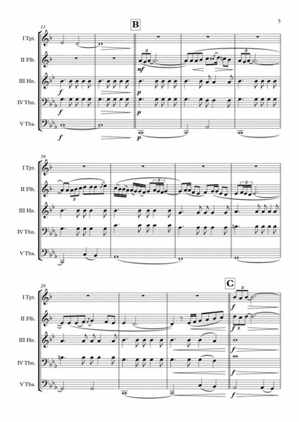 "Concierto De Aranjuez" Brass Quintet arr. Adrian Wagner image number null