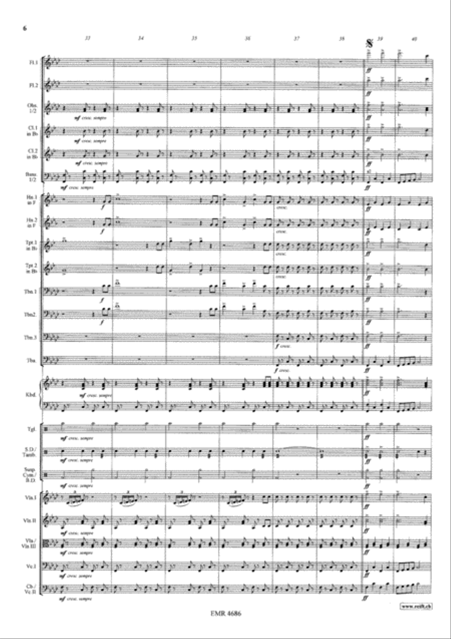 Egyptian March Orchestra scores gallery preview page 7