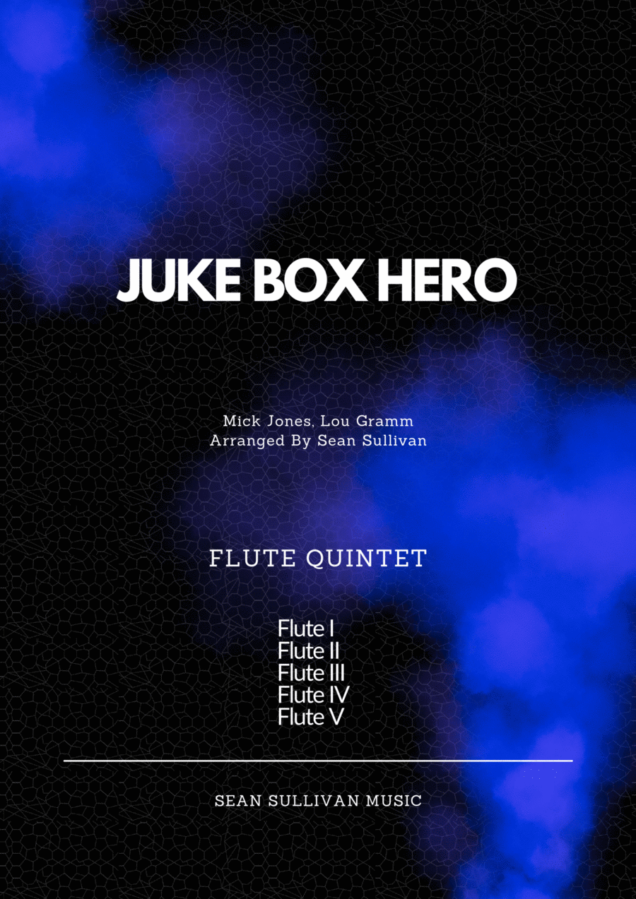 Juke Box Hero Woodwind Quintet scores gallery preview page 1