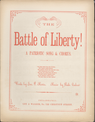 The Battle of Liberty! A Patriotic Song & Chorus
