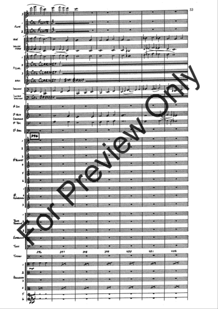 Agincourt Hymn (Score) Concert Band scores gallery preview page 77