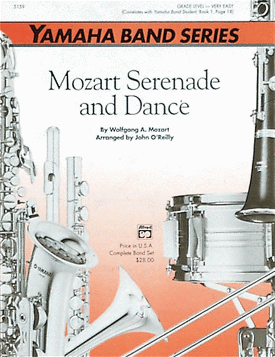 Mozart Serenade and Dance Concert Band scores gallery preview page 1