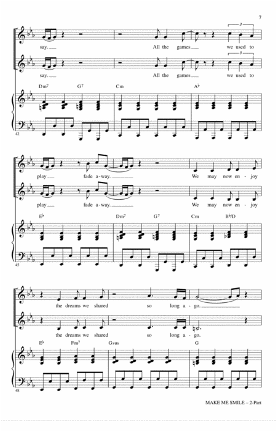 Make Me Smile 2-Part scores gallery preview page 6