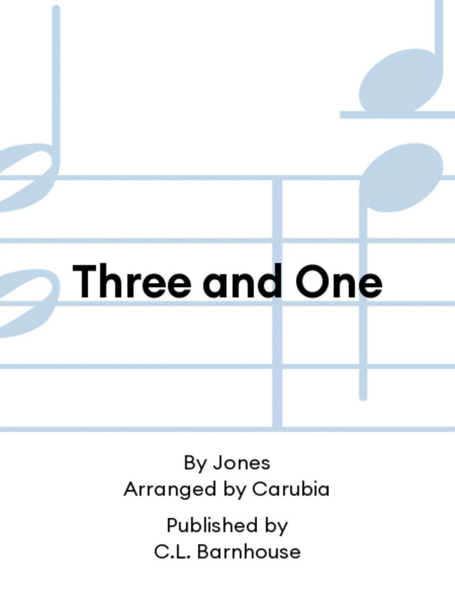 Three and One Three and One Jazz Ensemble scores gallery preview page 1