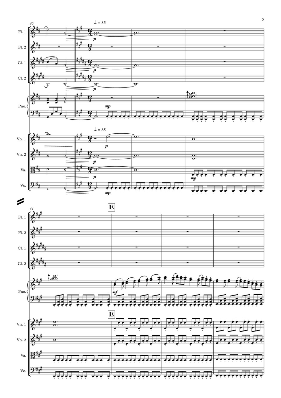 Summer Chamber Orchestra scores gallery preview page 6