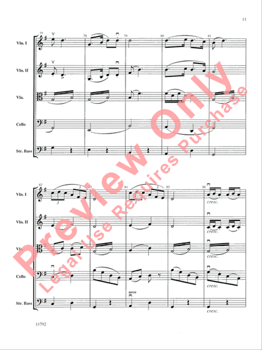 Symphony No. 9 String Orchestra scores gallery preview page 12