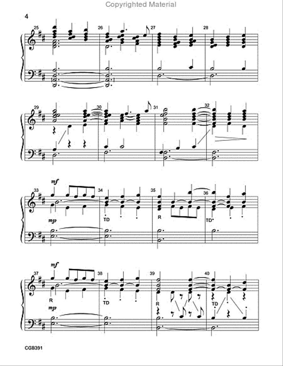 Peals of Praise Peals of Praise Handbell Choir scores gallery preview page 4