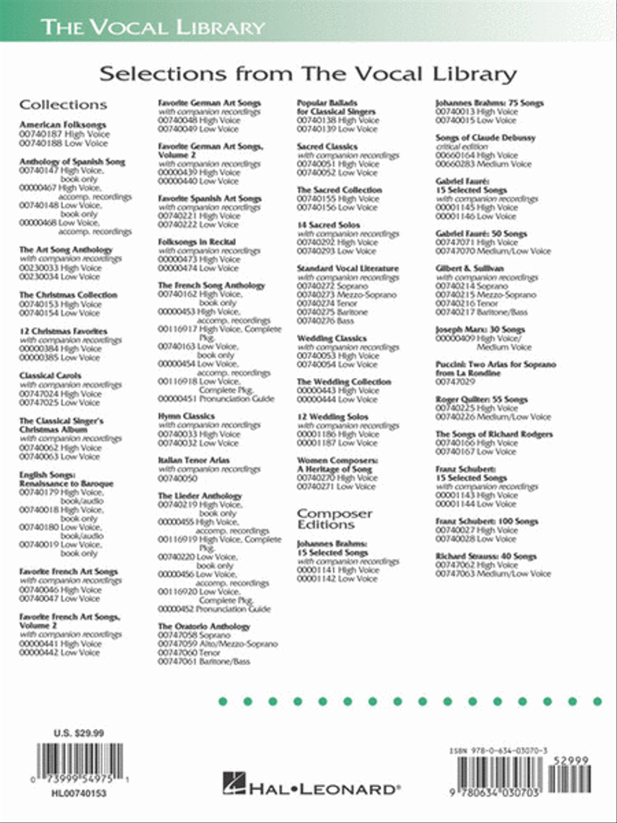 The Christmas Collection High Voice scores gallery preview page 11