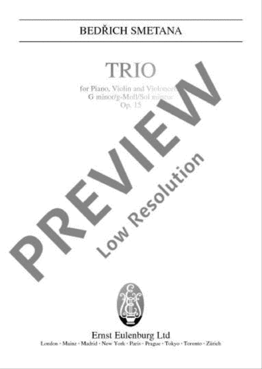 Piano Trio G minor Piano Trio scores gallery preview page 2
