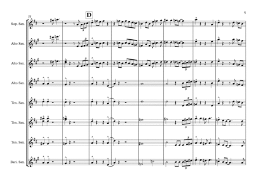 Big Spender Small Ensemble scores gallery preview page 5