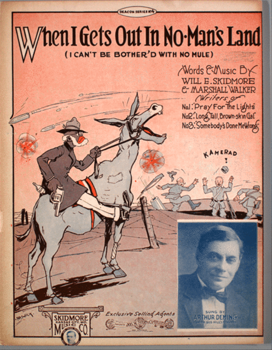 When I Gets Out in No Man's Land (I Can't Be Bother'd With No Mule) Voice scores gallery preview page 1