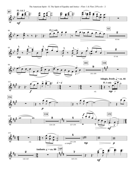 The American Spirit - Flute 1 & 2 (Piccolo)
