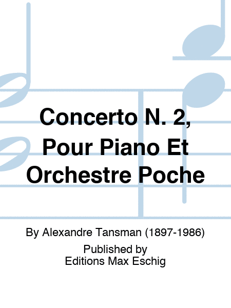 Concerto N. 2, Pour Piano Et Orchestre Poche