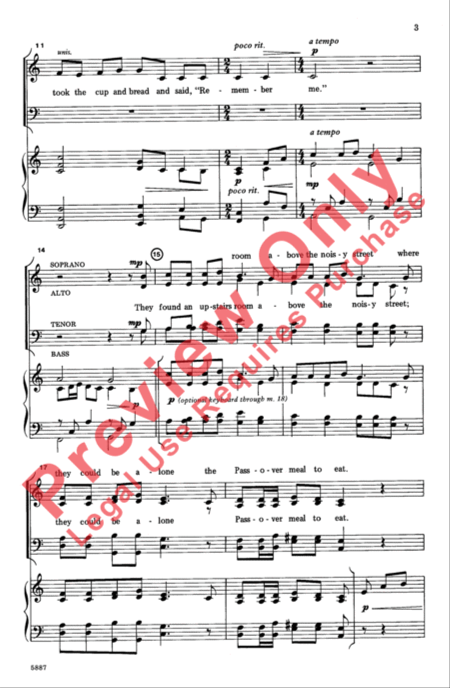 The Upper Room The Upper Room 4-Part scores gallery preview page 3