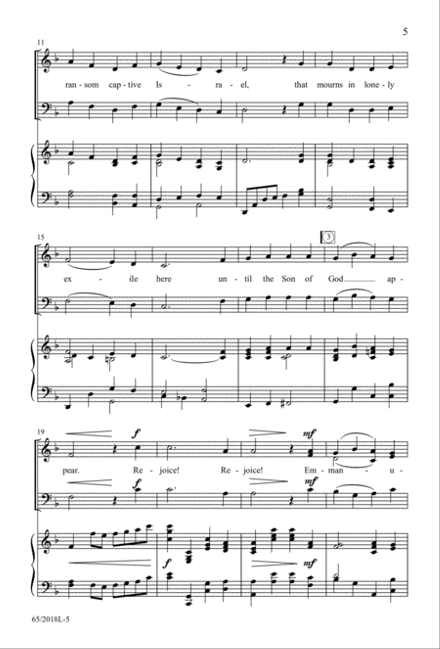 A Ceremony of Lessons and Carols 3-Part scores gallery preview page 6