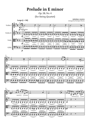 Prelude Op. 28, No. 4 (String Quartet) - Frédéric Chopin