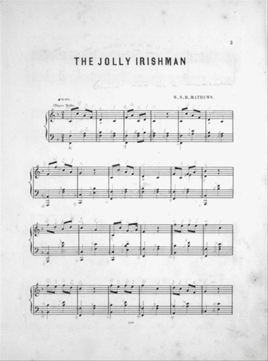 The Jolly Irishman. A Hibernian Piece Piano Solo scores gallery preview page 2