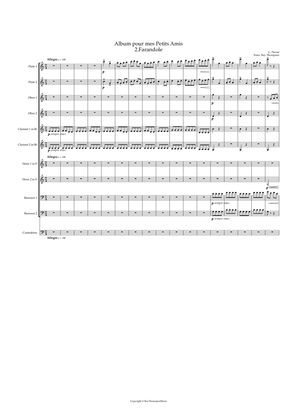 Book cover for Pierné: Album pour mes Petits Amis Op.14 - 2.Farandole - symphonic wind dectet