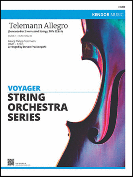Telemann Allegro (Concerto For 2 Horns And Strings, TWV 52:Es1)