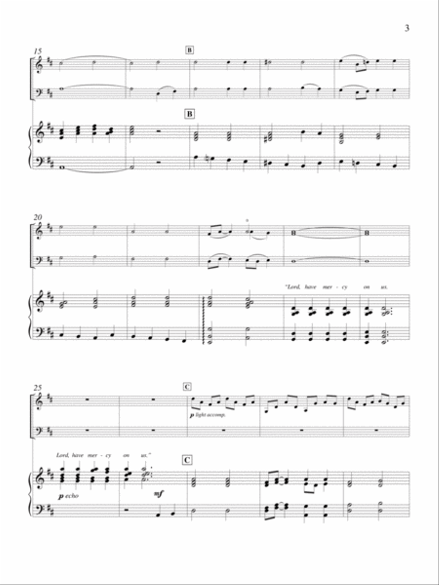 Let Us Break Bread Together Piano Trio scores gallery preview page 2