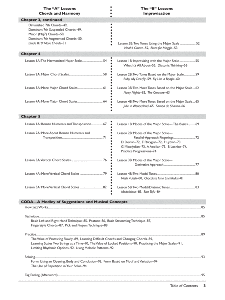 Complete Jazz Guitar Method Electric Guitar scores gallery preview page 3
