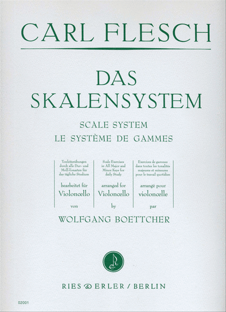 Il sistema delle scale Cello scores gallery preview page 1