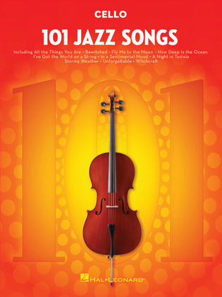 Book cover for 101 Jazz Songs for Cello