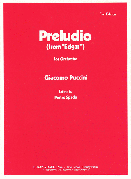 Preludio (from  Edgar )