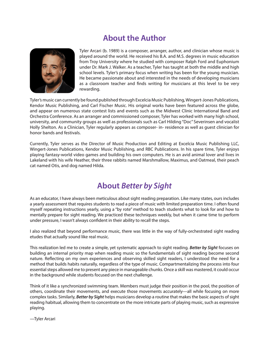 Better By Sight - Horn in F Concert Band scores gallery preview page 3