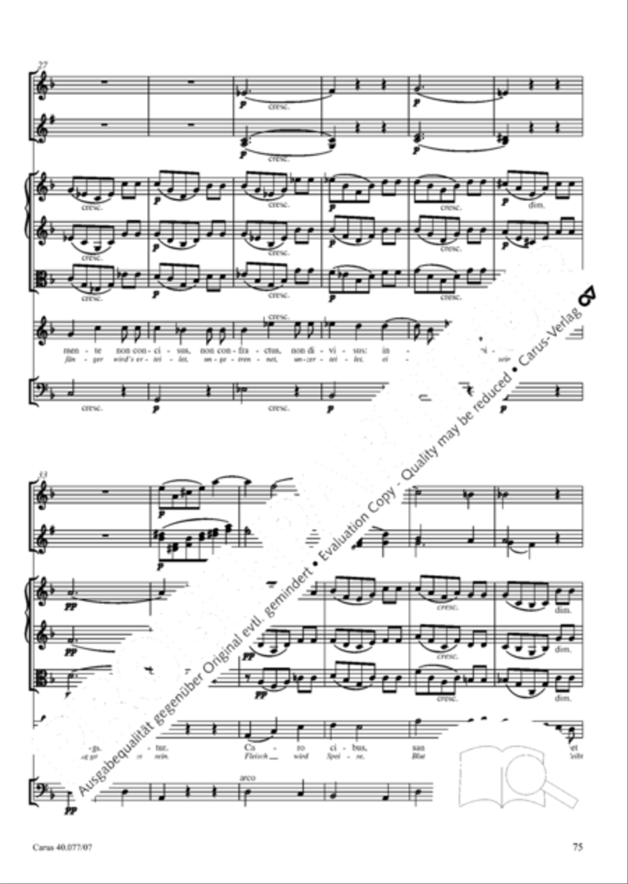 Lauda Sion 4-Part scores gallery preview page 88
