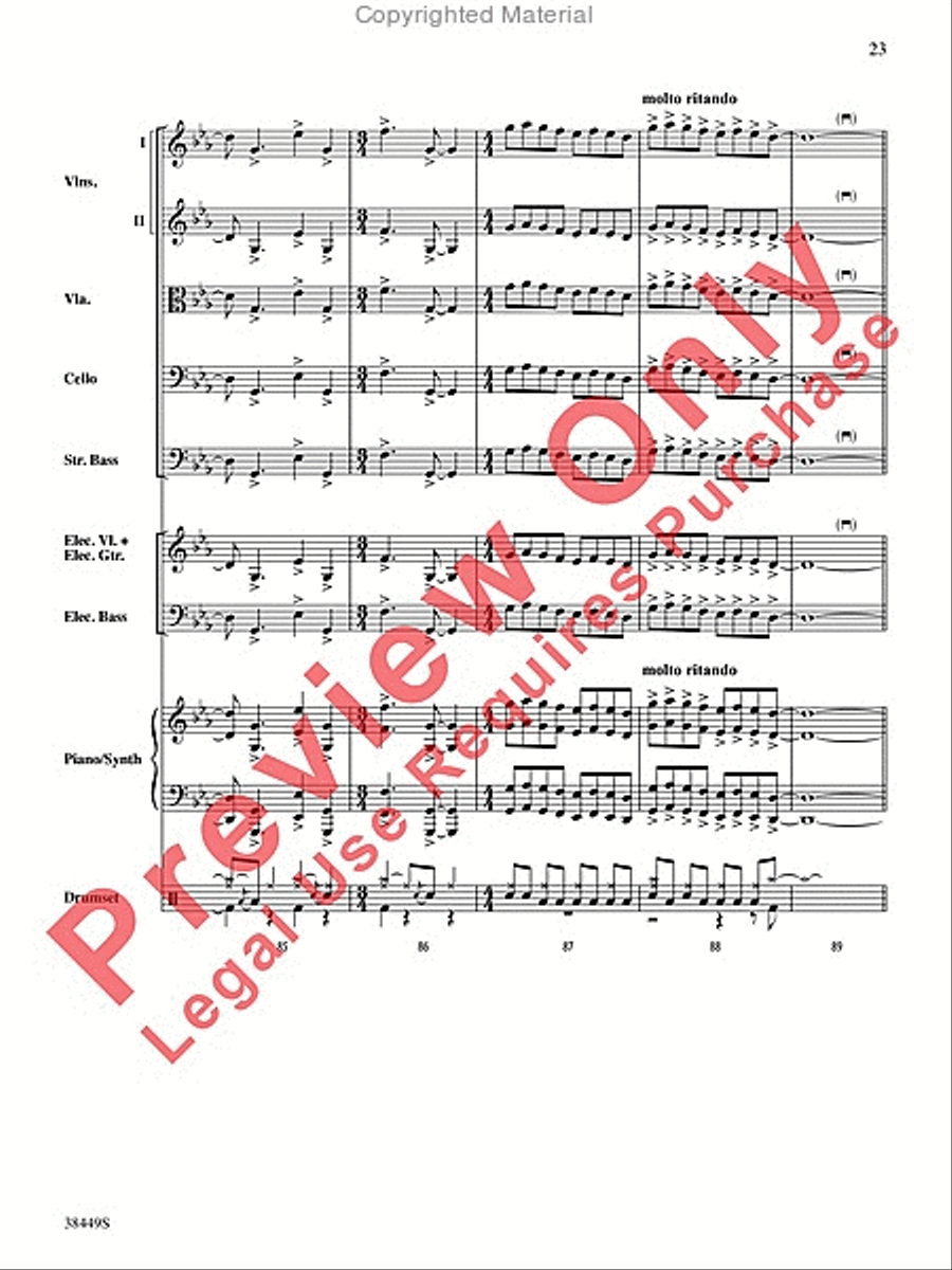 Requiem (The Fifth) String Orchestra scores gallery preview page 24