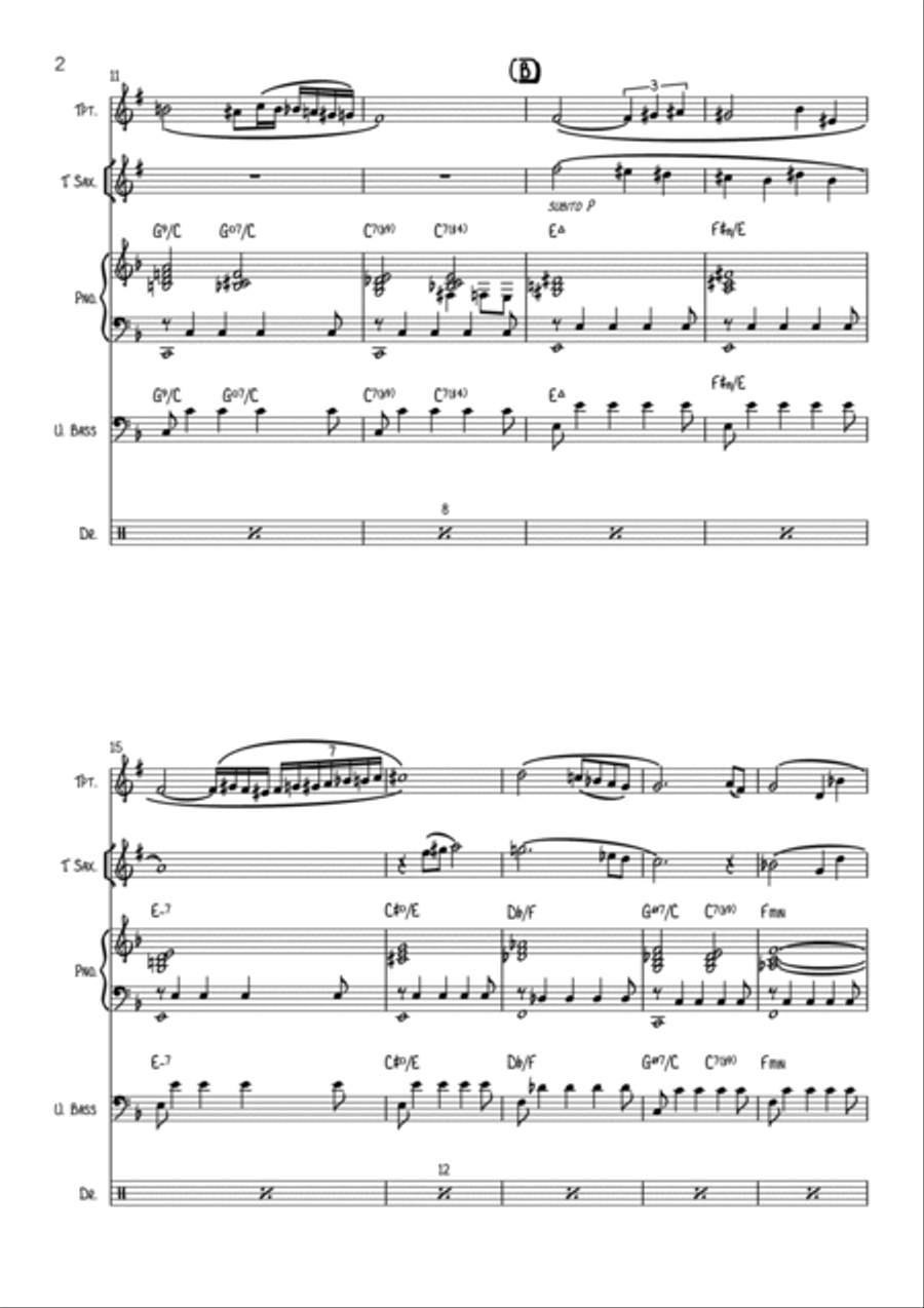 Haydn Haydn Jazz Ensemble scores gallery preview page 2