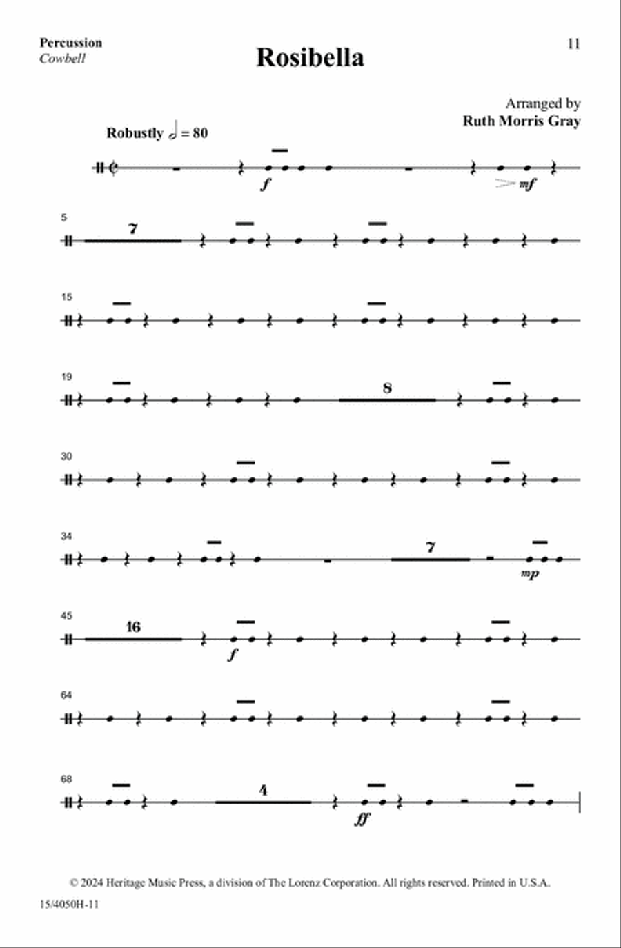 Rosibella 3-Part scores gallery preview page 11